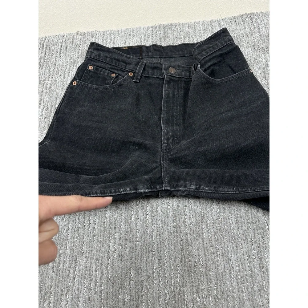 vintage levis 550 faded black relaxed baggy fit jeans size 12 L 30x32 WOMENS